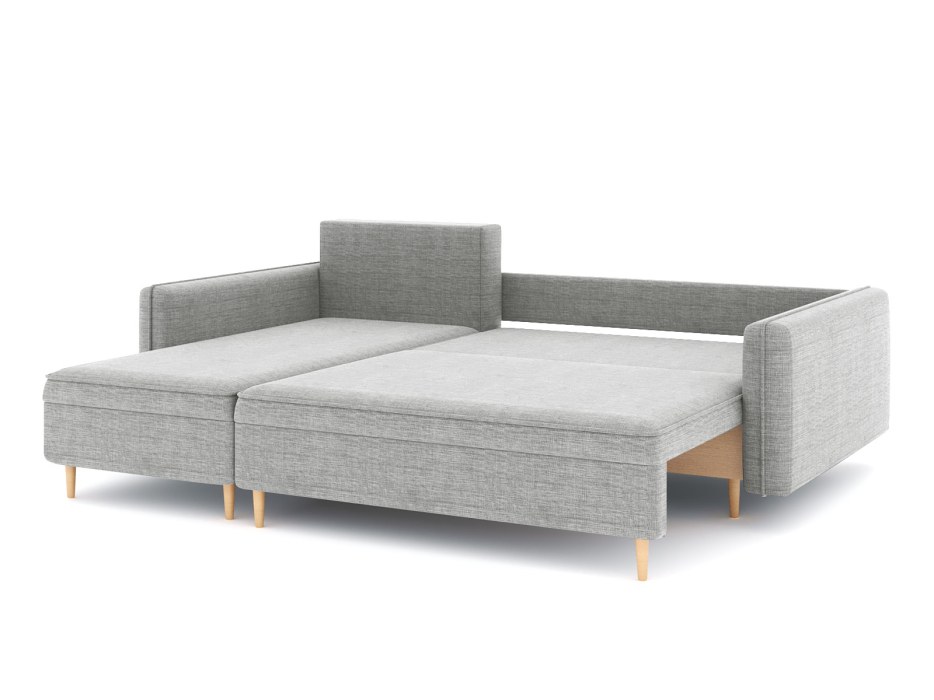 Диваны угловые в гостиную, Диван-кровать угловой Рон еврокнижка-пантограф, рогожка Люкс