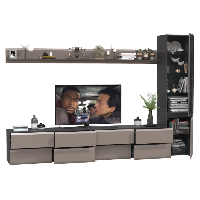 Стенки для гостиной, Модульная стенка Сидней № 102 