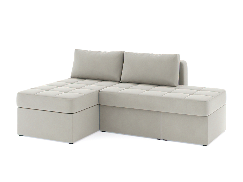 Диваны угловые в гостиную, Диван-кровать угловой Оливер еврокнижка-трансформер, велюр