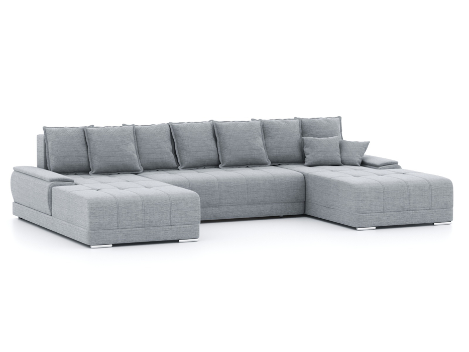 Диваны еврокнижки, Диван-кровать П-образный Нордвикс, рогожка Люкс