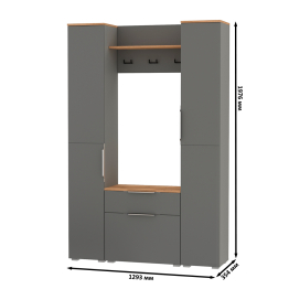Современная компактная прихожая Октава № 18