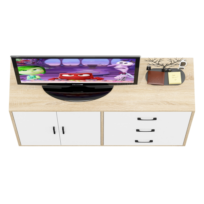 Комоды, Комод-тумба две дверки и три ящика РВК 123-1204