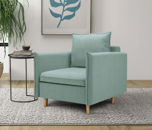 Кресло кровать Оливер, микровелюр