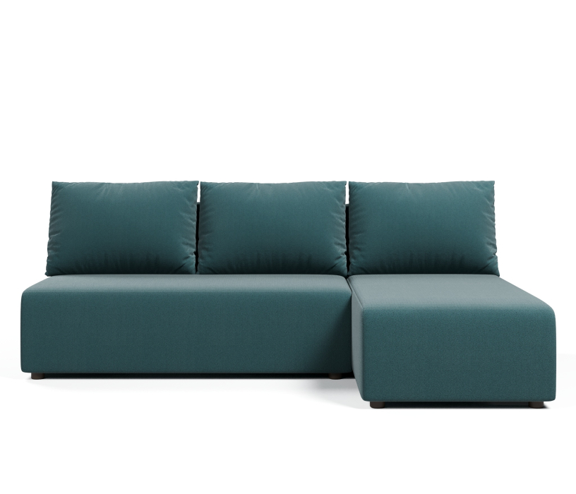 Диваны угловые, Угловой диван-кровать Каир (Комо, Крит), велюр