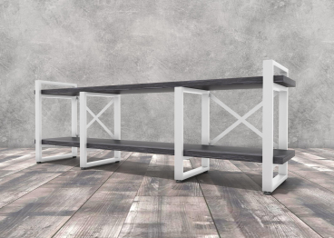 Тумба под ТВ Айсберг Лофт 160 белый