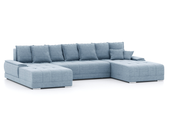 Диван-кровать П-образный Нордвикс, рогожка Люкс