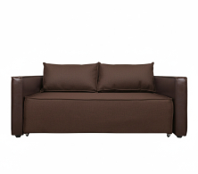 Диваны кровати со спальным местом, Диван-кровать аккордеон  Барон 160, рогожка/экокожа