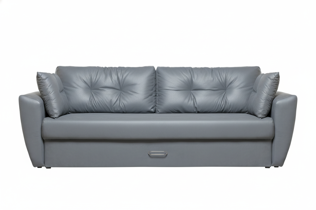 Диваны прямые, Диван-кровать еврокнижка Амстердам ,экокожа  , 150