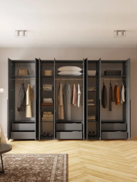 Шкаф распашной 8-ми дверный София 2200х3200х520 мм