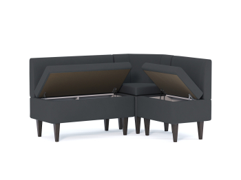 Диван кухонный угловой Лео, велюр