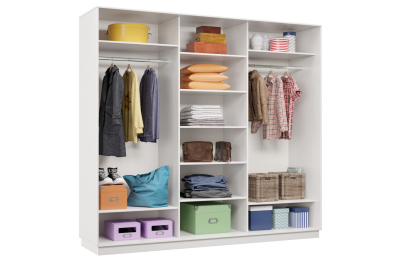 Шкаф-купе Премьер 56 (16;16;16) трёхдверный