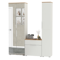 Прихожие, Шкаф с зеркалом и пенал с обувницей Октава