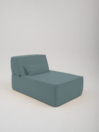 Бескаркасна оттоманка Клайд,велюр