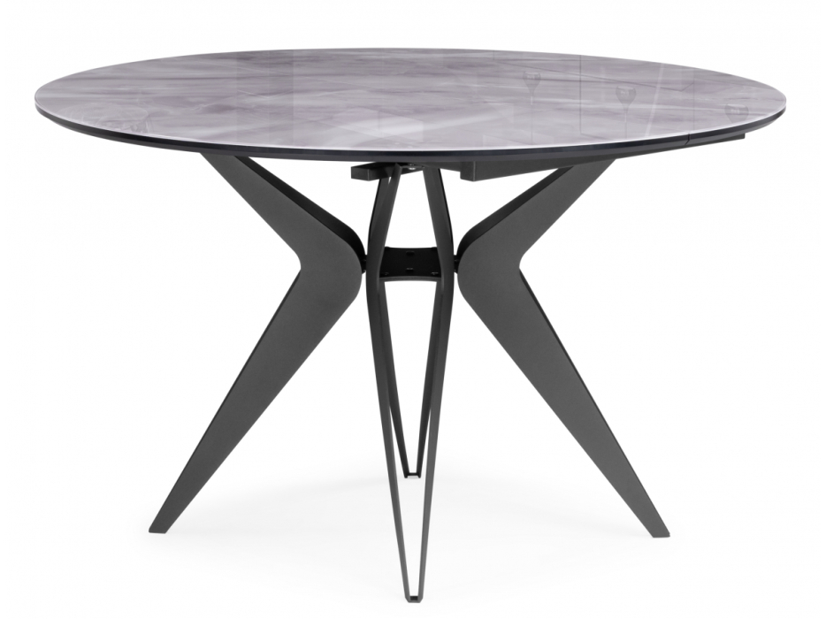 Обеденные столы, Стеклянный стол Рикла 120(160)