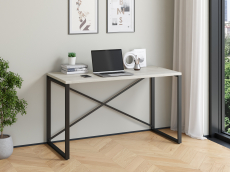 Прямые, Стол письменный Айсберг Лофт 01 Черный