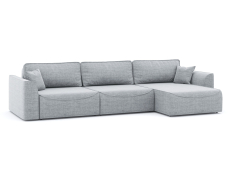 Диваны угловые в гостиную, Диван-кровать угловой Рафаэль 3 секции еврокнижка НПБ, рогожка Люкс