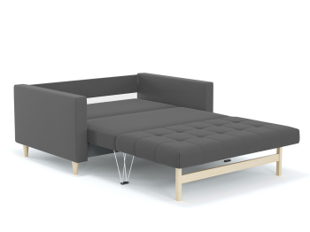 Диван-кровать еврокнижка Квадро, велюр