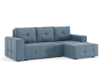 Диван-кровать угловой Прадо, еврокнижка, рогожка Люкс