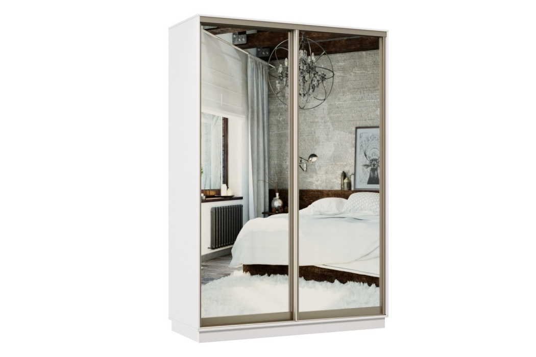 Шкафы-купе, Шкаф-купе Премьер 09 белый
