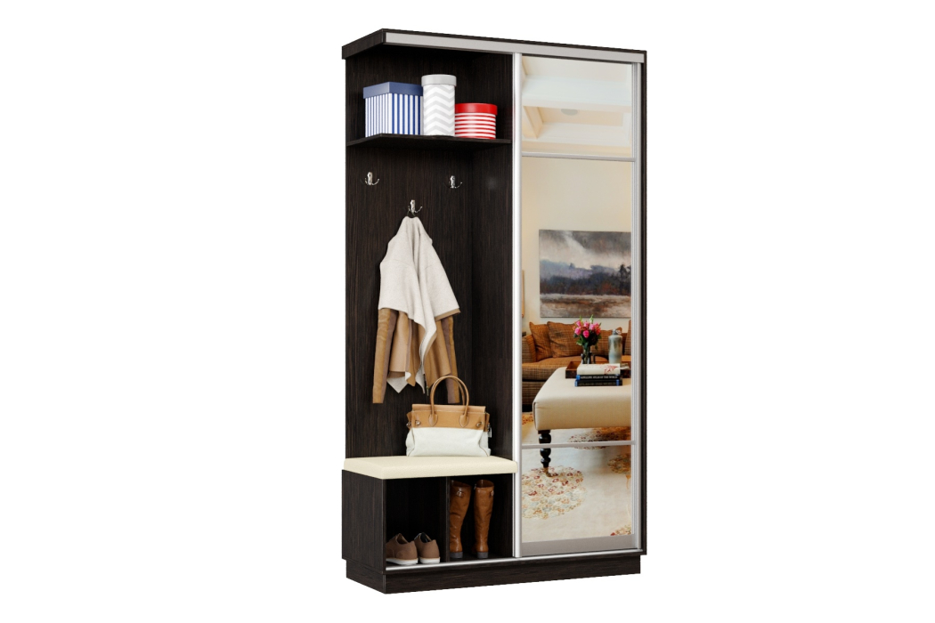 Прихожие, Прихожая Премьер 04 Лайт 11 Левая Мягкая