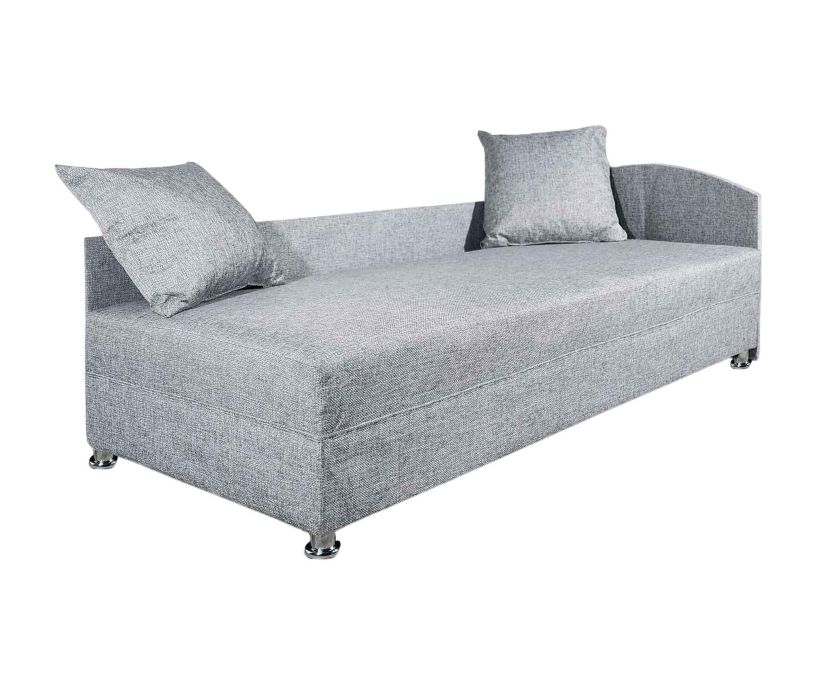 Односпальные, Кровать тахта односпальная 80, левый угол, рогожка