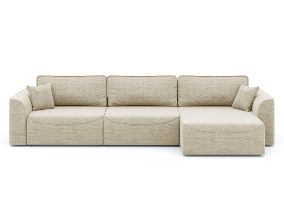 Диваны угловые в гостиную, Диван-кровать угловой Рафаэль 3 секции еврокнижка НПБ, рогожка Люкс