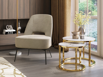 Набор журнальных столиков STOOL GROUP Селена 60 и 45 см