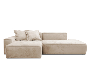 Диван угловой "Бали"со спальным местом, микровелюр