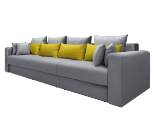 Диван кровать прямой модульный Мэдисон, велюр