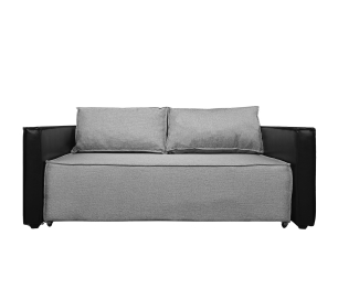 Диван-кровать аккордеон Барон 120, велюр/экокожа