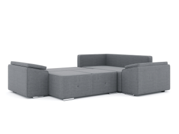 Диван-кровать угловой Хавьер 1 ПБ еврокнижка, рогожка