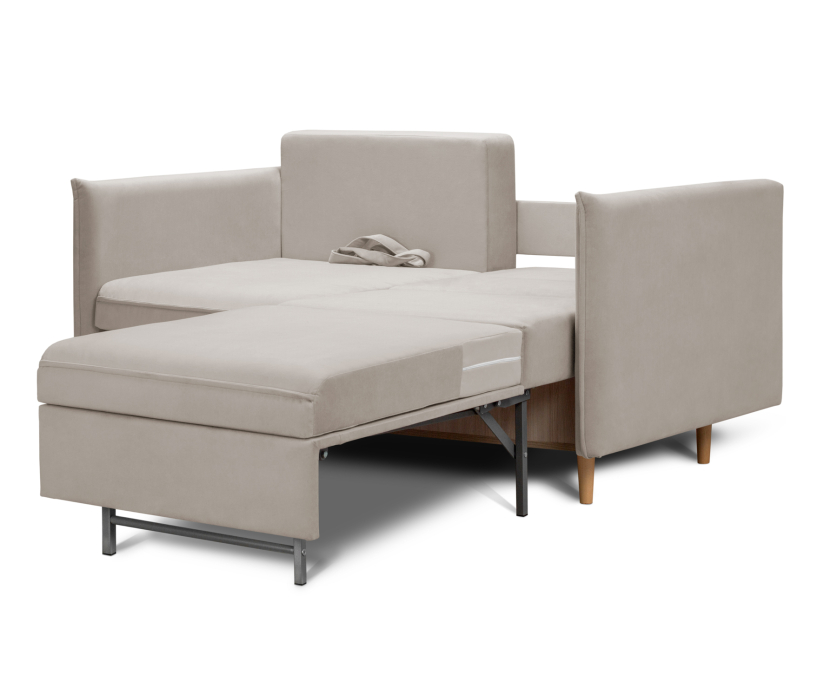 Дизайнерские диваны для гостиной, Диван кровать Оливер 120, микровелюр