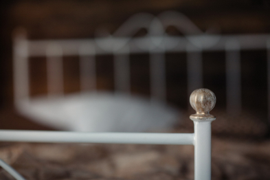 Кованая кровать Оливия 1.6 с одной спинкой