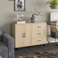 Комоды, Комод-тумба две дверки и три ящика РВК 123-1204