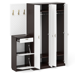 П-6 прихожая компоновка № 15 МДФ фрезеровка ромб