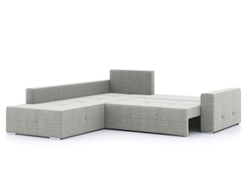 Диван-кровать угловой Леос НПБ, рогожка Люкс