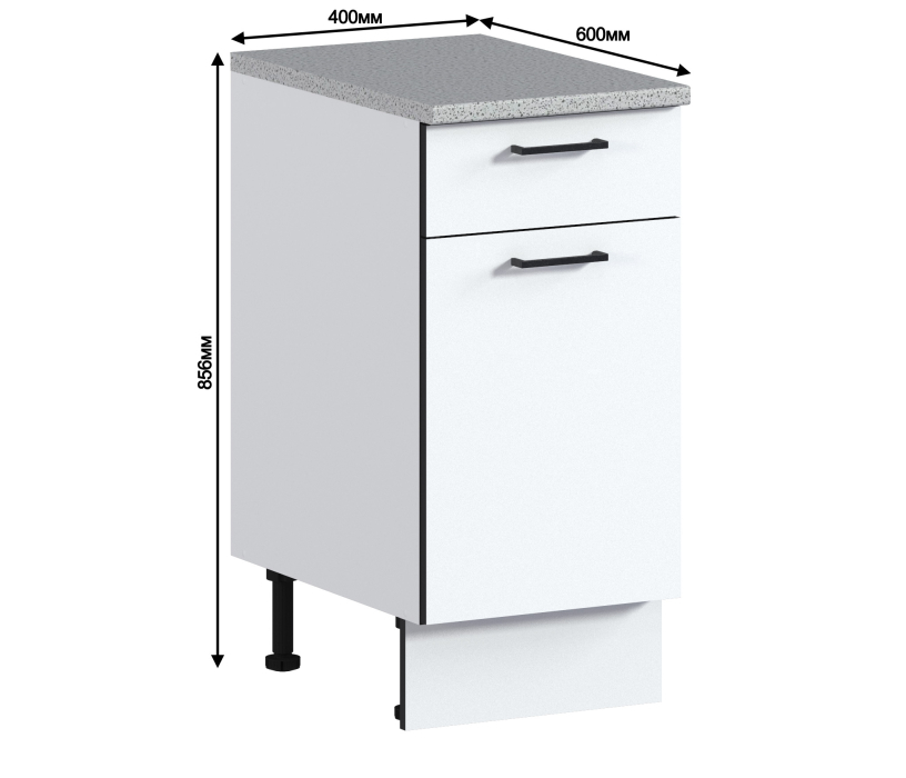 Метод, Метод стол 1 ящ, 1 дв, 40х86 см