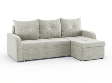 Диваны угловые в гостиную, Диван-кровать угловой Мини Люкс трехсекционная еврокнижка, рогожка Люкс