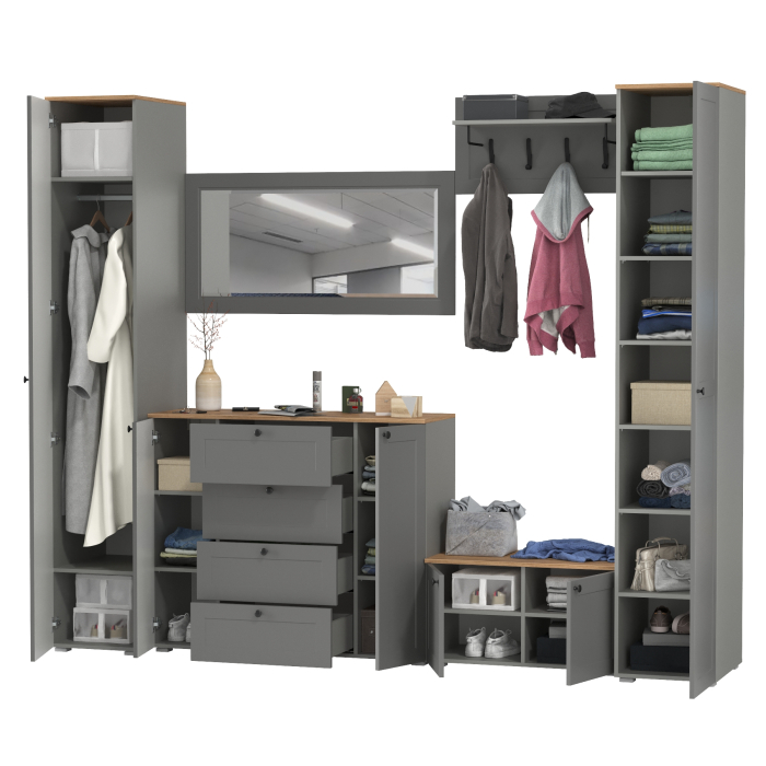 Прихожие, Модульная мебель Остин для прихожей № 52