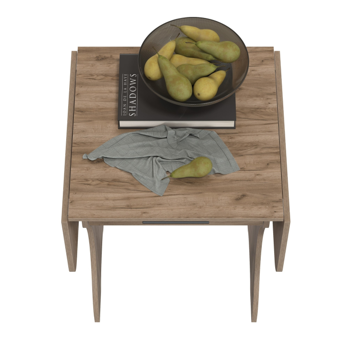 Обеденные столы, Стол обеденный раскладной с ящиком 6-02.120