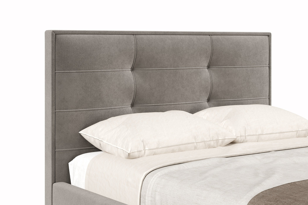 Мягкая кровать, Кровать Римини 1400, велюр