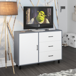 Комод-тумба три ящика и дверка РВК 122-1204