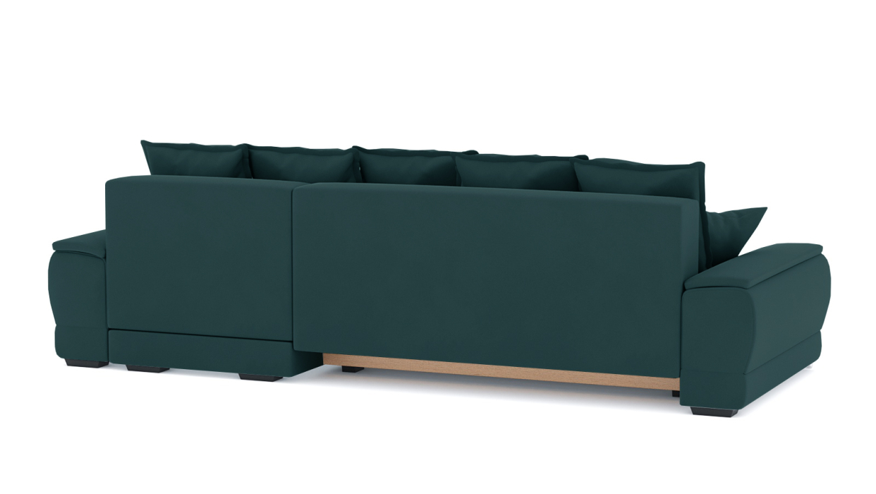 Диваны угловые в гостиную, Диван-кровать угловой Нордвикс ПБ, велюр