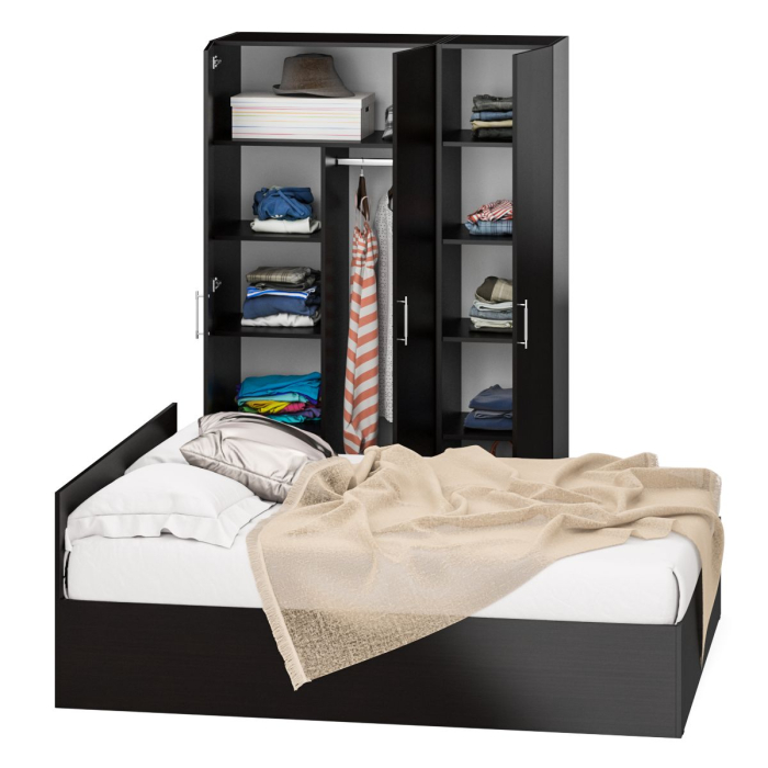 Спальные гарнитуры, Спальный гарнитур № 1 Стандарт с кроватью 1600