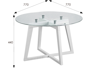 Стол журнальный Мебелик Рилле 445
