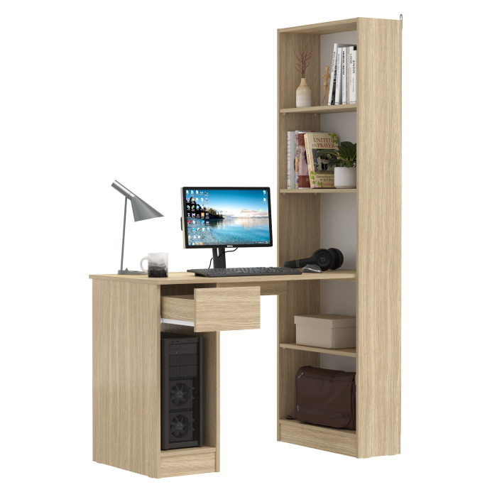 Прямые компьютерные столы, Компьютерный стол со стеллажом открытым Лайт 10.01