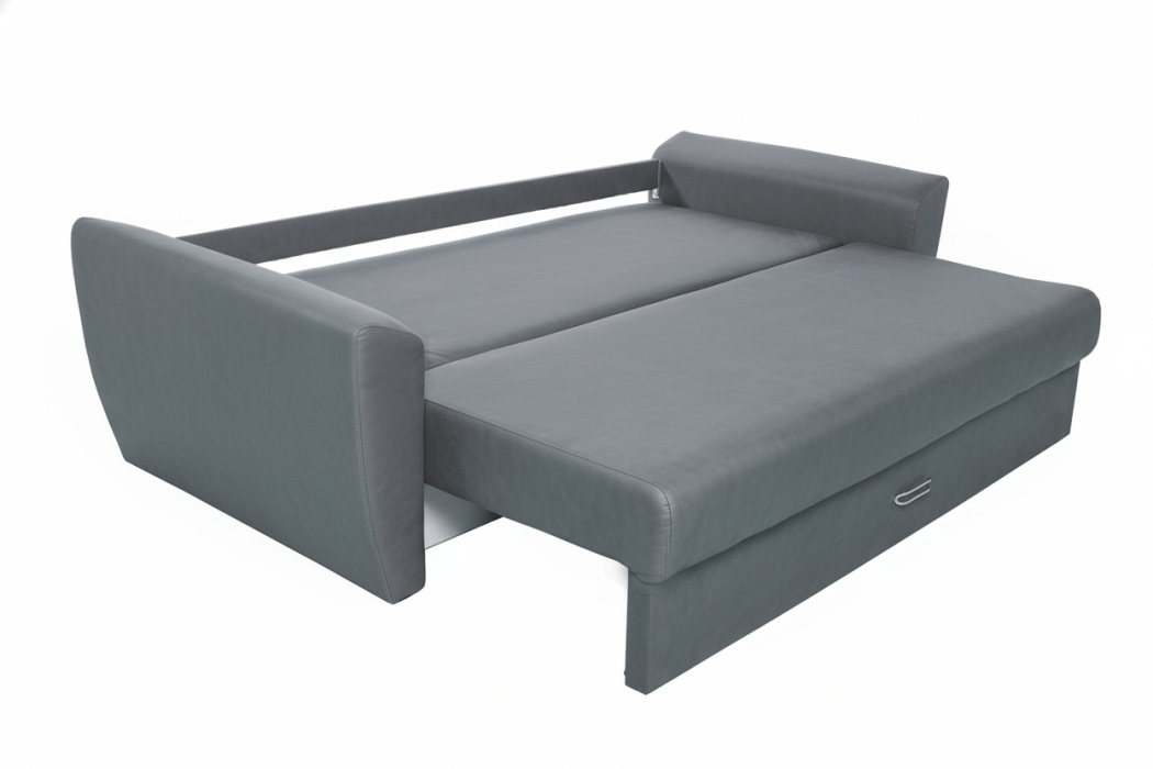 Диваны прямые, Диван-кровать еврокнижка Амстердам ,экокожа  , 160