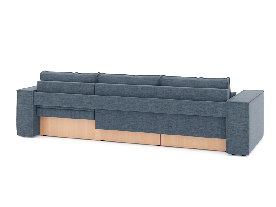 Диваны угловые в гостиную, Диван-кровать угловой Фостер Лофт, еврокнижка рогожка