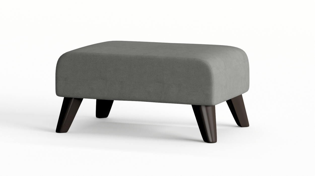 Пуф в прихожую, Пуф Барон на ножках, велюр