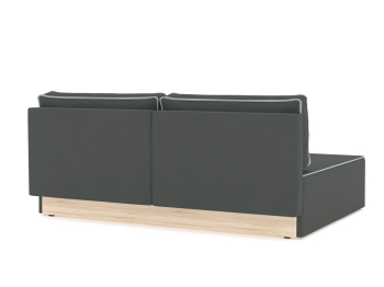 Диван-кровать угловой еврокнижка Блюм Некст, велюр